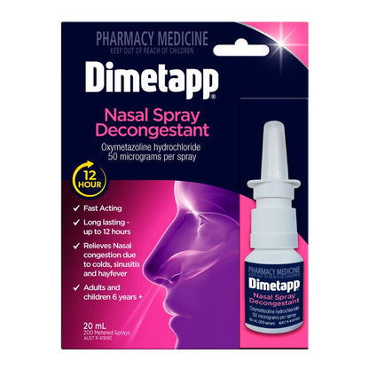 Dimetapp 12 Hour Nasal Spray 20ml