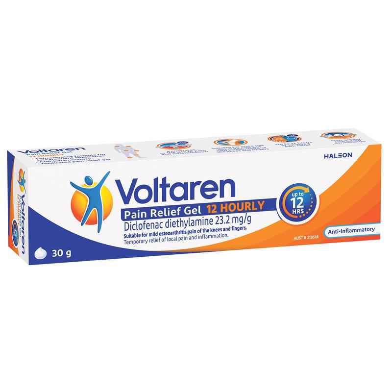 Voltaren Pain Relief Gel 12 Hourly 30g