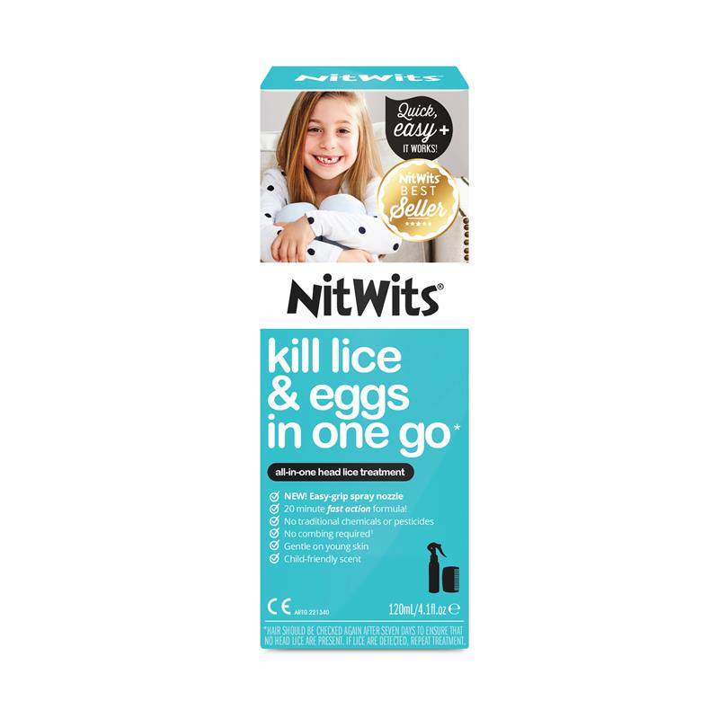 NitWits All In One Head Lice Solution 120ml