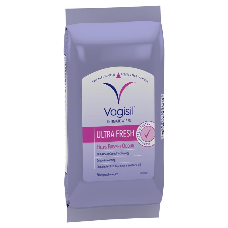 Vagisil Ultra Fresh Intimate Wipes 20 Pack