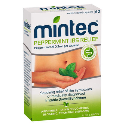 Mintec Peppermint IBS Relief 60 Capsules