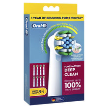 Oral B Power Toothbrush Floss Action Refills 8 Pack