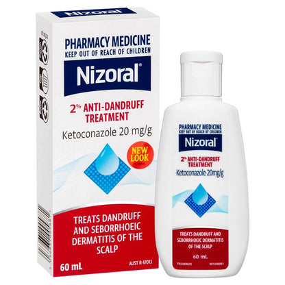 Nizoral 2% Anti-Dandruff Treatment Shampoo 60mL - Ketoconazole
