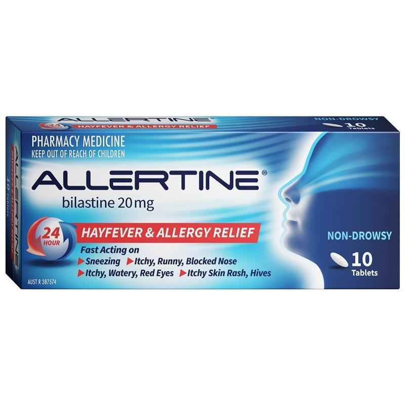 Allertine 20mg 10 Tablets - Bilastine