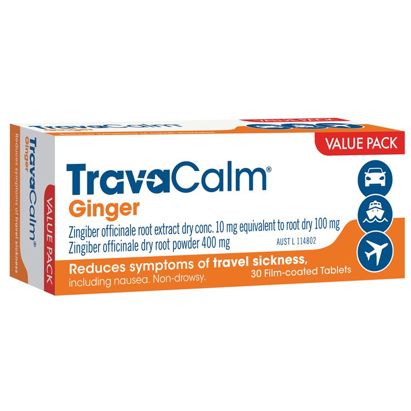 Travacalm Ginger 30 Tablets