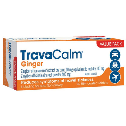 Travacalm Ginger 30 Tablets