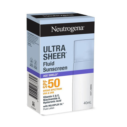 Neutrogena Ultra Sheer Age Shield SPF50 40mL