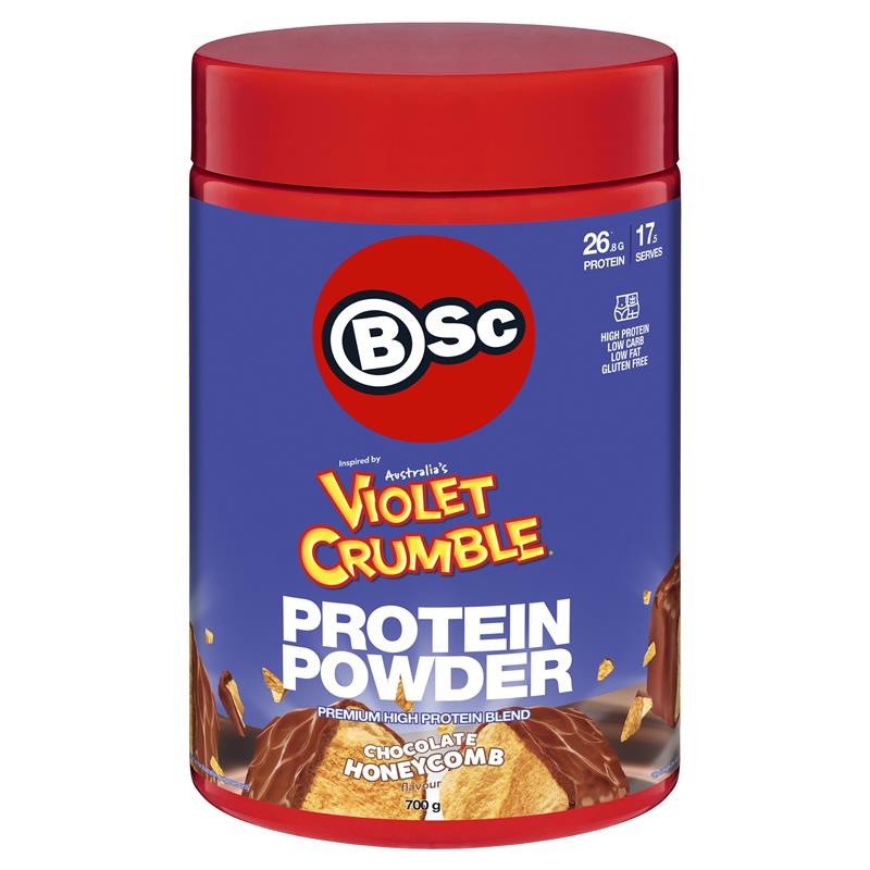 BSc x Violet Crumble Protein Powder Chocolate Honeycomb 700g