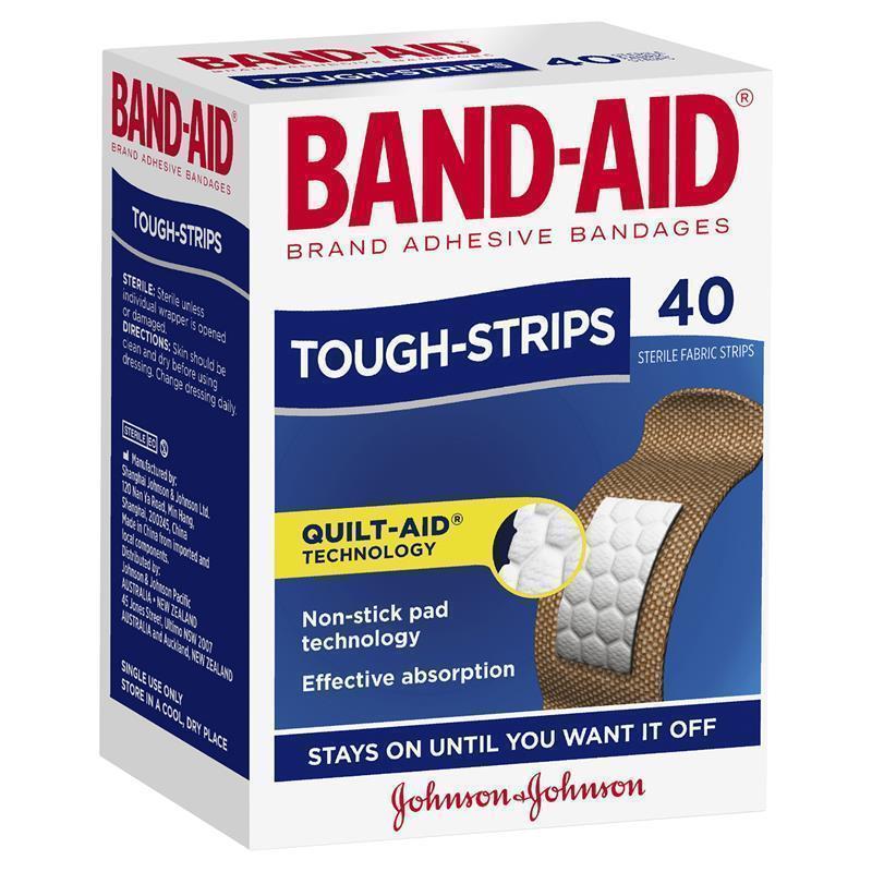 Band-Aid Tough Strips 40 Pack - GimmeNow