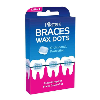 Piksters Braces Wax Dots 12 Pack