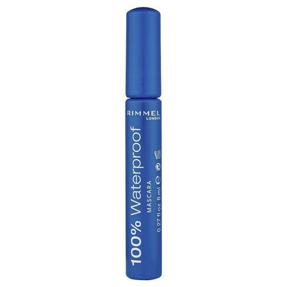 Rimmel Mascara 100% Water Proof Black Black