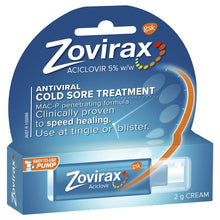 Zovirax Cold Sore Cream Pump 2g - GimmeNow
