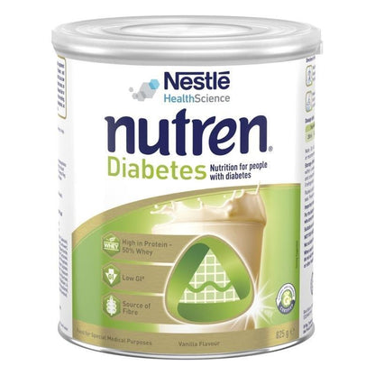 Nutren Diabetes Low GI Formula Vanilla Flavour 825g