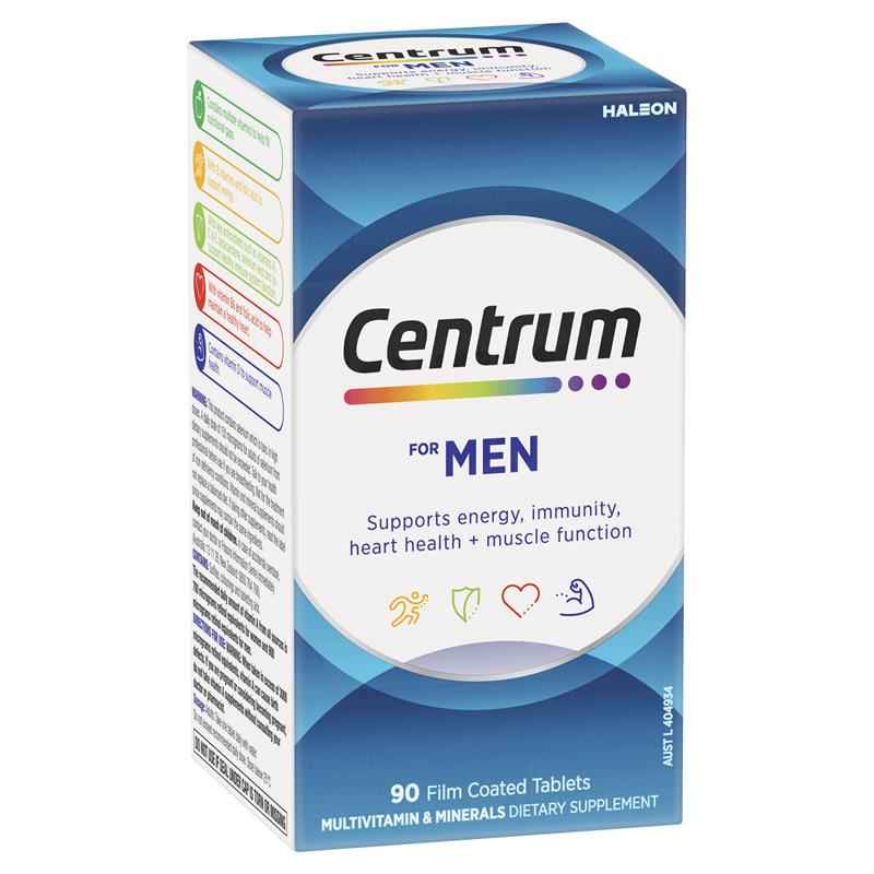 Centrum For Men 90 Tablets Exclusive Size