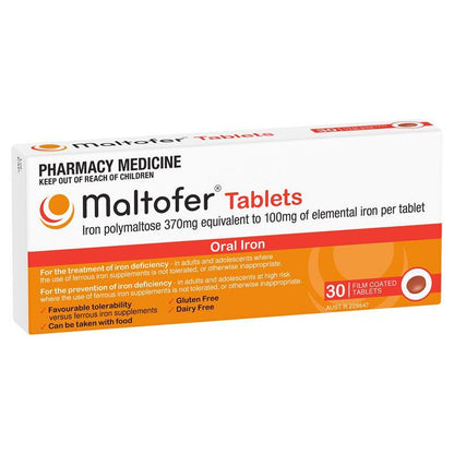 Maltofer Oral Iron 100mg 30 Tablets