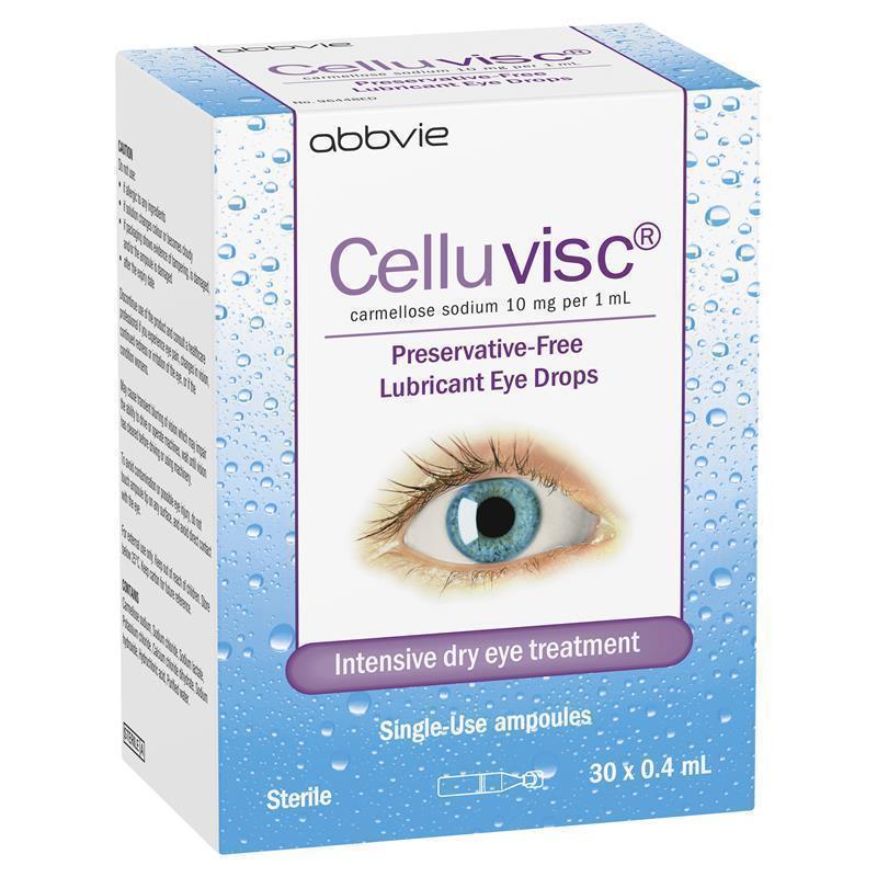 Celluvisc Eye Drops 30 x 0.4mL