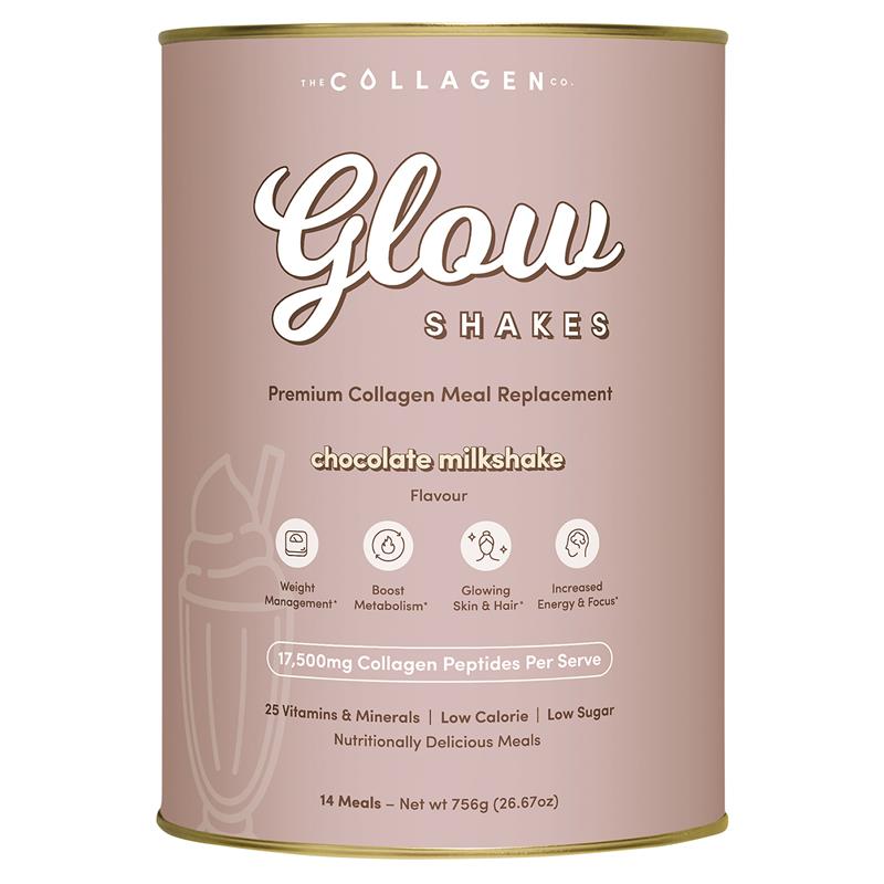 The Collagen Co Glow Shakes Chocolate Milkshake 755g