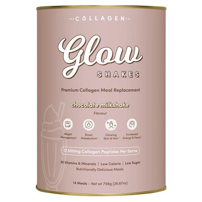 The Collagen Co Glow Shakes Chocolate Milkshake 755g