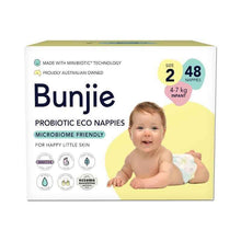 Bunjie Probiotic Eco Nappies Size 2, 4-7 kg, 48 Pack
