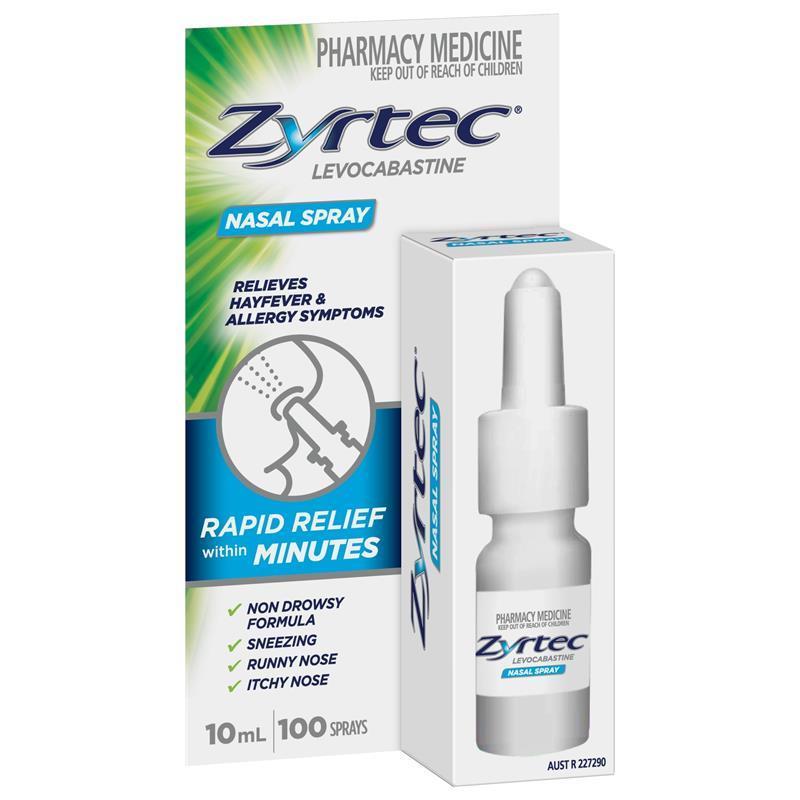 Zyrtec Antihistamine Hayfever & Allergy Nasal Spray 10mL