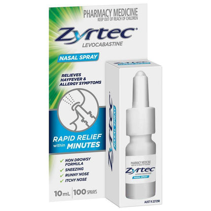 Zyrtec Antihistamine Hayfever & Allergy Nasal Spray 10mL