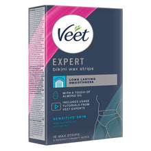 Veet Expert Cold Wax Strips Bikini 16 Pack