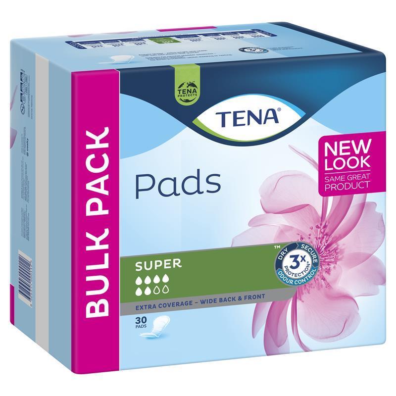 TENA Pads Super 30 Pack