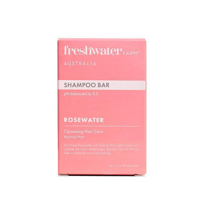 Freshwater Farm Australia Rosewater Cleansing Shampoo Bar 100g
