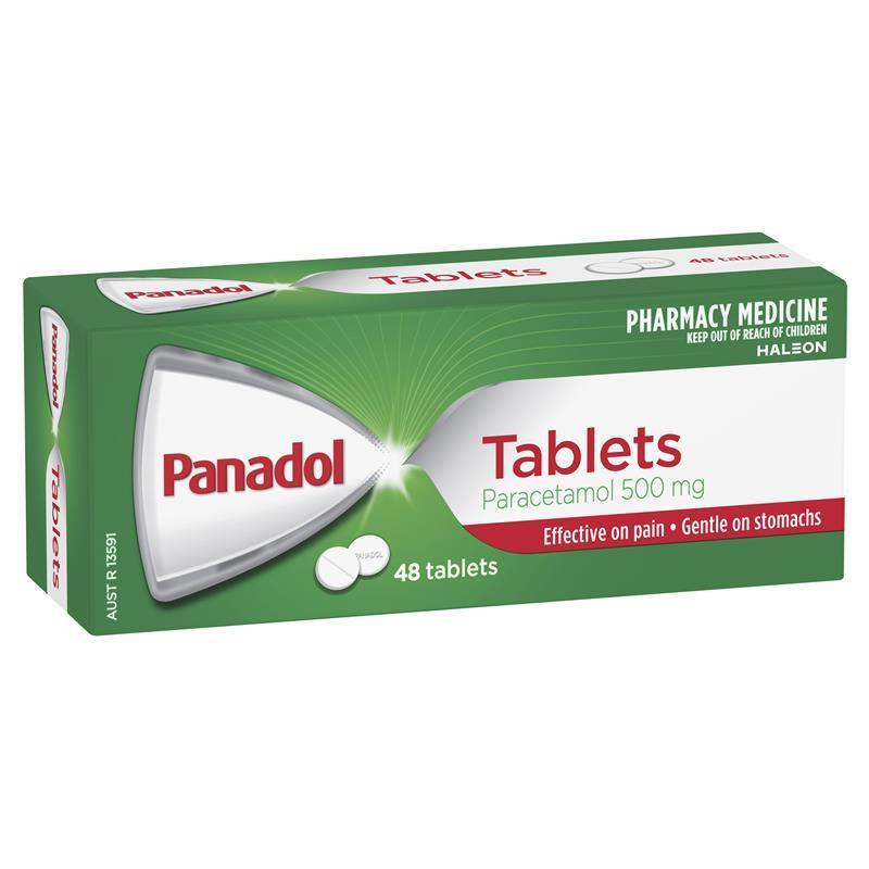 Panadol Paracetamol Pain Relief 48 Tablets
