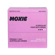 Moxie Organics Regular Daytime Pads 10 Pack