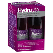 Hydralyte Electrolyte Apple Blackcurrant 4 Pack (4x250ml) Solution - GimmeNow