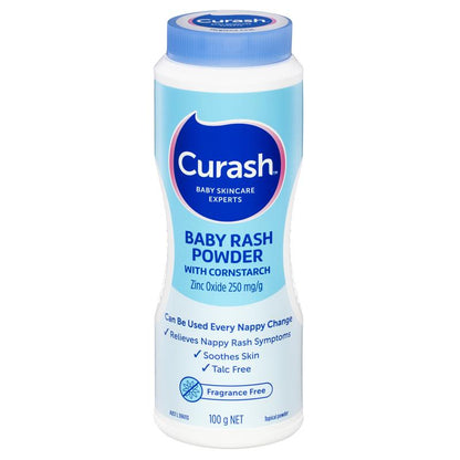 Curash Baby Rash Powder With Cornstarch 100g - GimmeNow