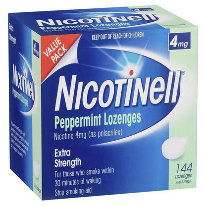 Nicotinell Lozenges Mint 4mg 144 Exclusive Size