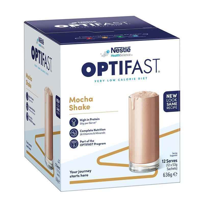 Optifast VLCD Shake Mocha 12 x 53g NEW