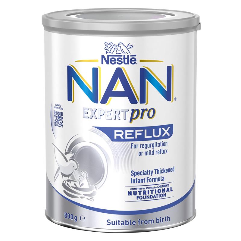 Nestle NAN Reflux Baby Infant Formula for Regurgitation, From Birth to 12 Months – 800g