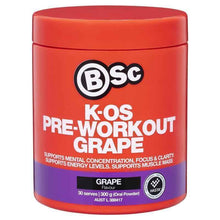 BSc K-OS Pre-Workout Grape 300g