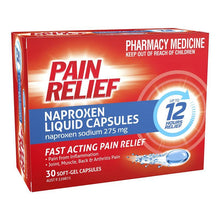 Pain Relief Naproxen Liquid Capsules 30 Pack