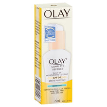 Olay Complete Defence Daily UV Moisturising Lotion Sensitive SPF 30 75mL - GimmeNow
