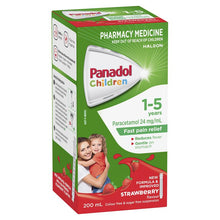 Panadol Children 1-5 Years Suspension Fever & Pain Relief Strawberry Flavour 200ml