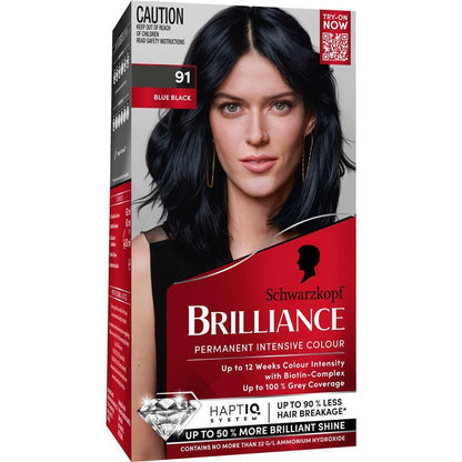 Schwarzkopf Brilliance 91 Blue Black New
