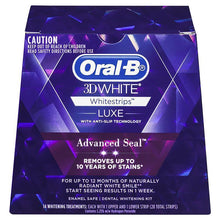 Oral B 3D White Luxe Advanced Seal 14 Teeth Whitening Treatments - GimmeNow