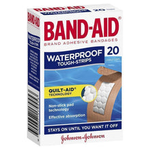 Band-Aid Waterproof Tough Strips 20 Pack