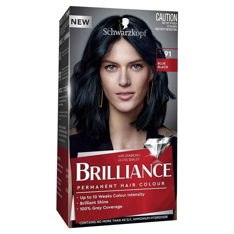 Schwarzkopf Brilliance 91 Blue Black New