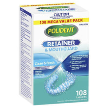 Polident Retainer and Mouthguard Cleanser 108 Tablets Exclusive Size - GimmeNow