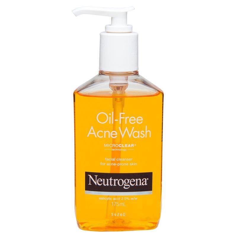 Neutrogena Oil Free Acne Wash Face Cleanser 175mL
