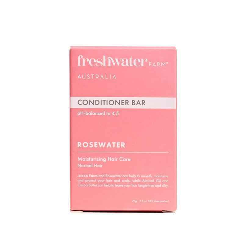 Freshwater Farm Australia Rosewater Cleansing Conditioner Bar 70g