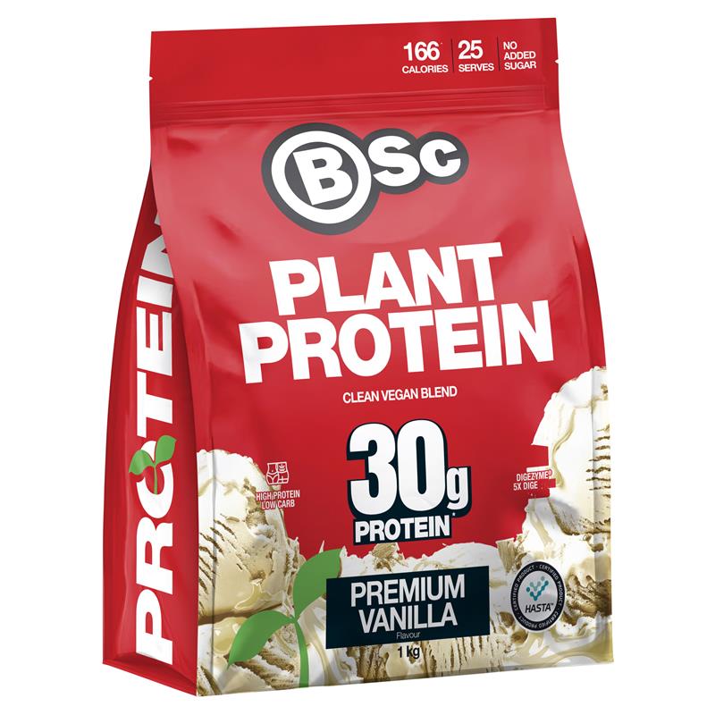 BSc Clean Plant Protein Premium Vanilla 1kg
