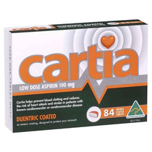 Cartia 100mg Tablets 84