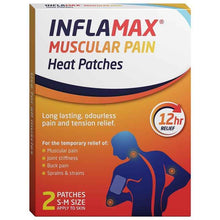Inflamax Muscular Pain Heat Patches Reg 2 Patches