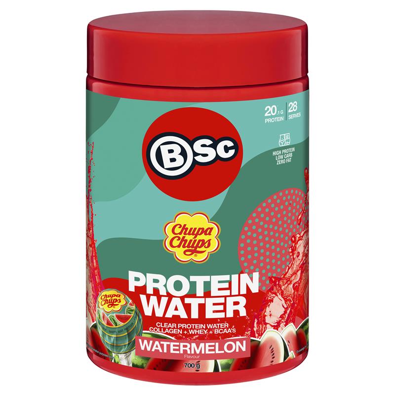 BSc x Chupa Chups Protein Water Watermelon 700g